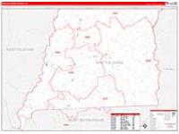E. Feliciana Parish (), La Carrier Route Wall Map